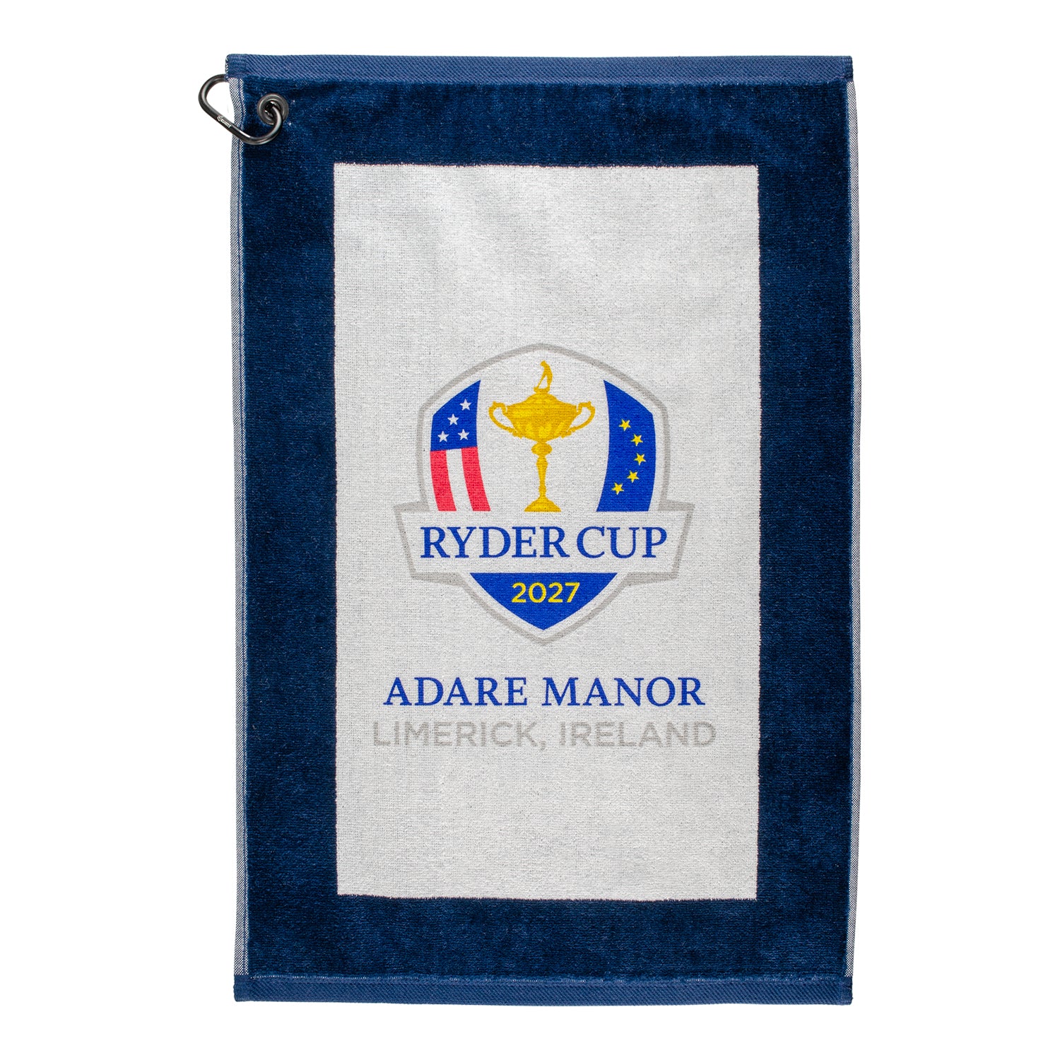 Dynamic 2027 Ryder Cup Hi-Def Edge Towel in Navy
