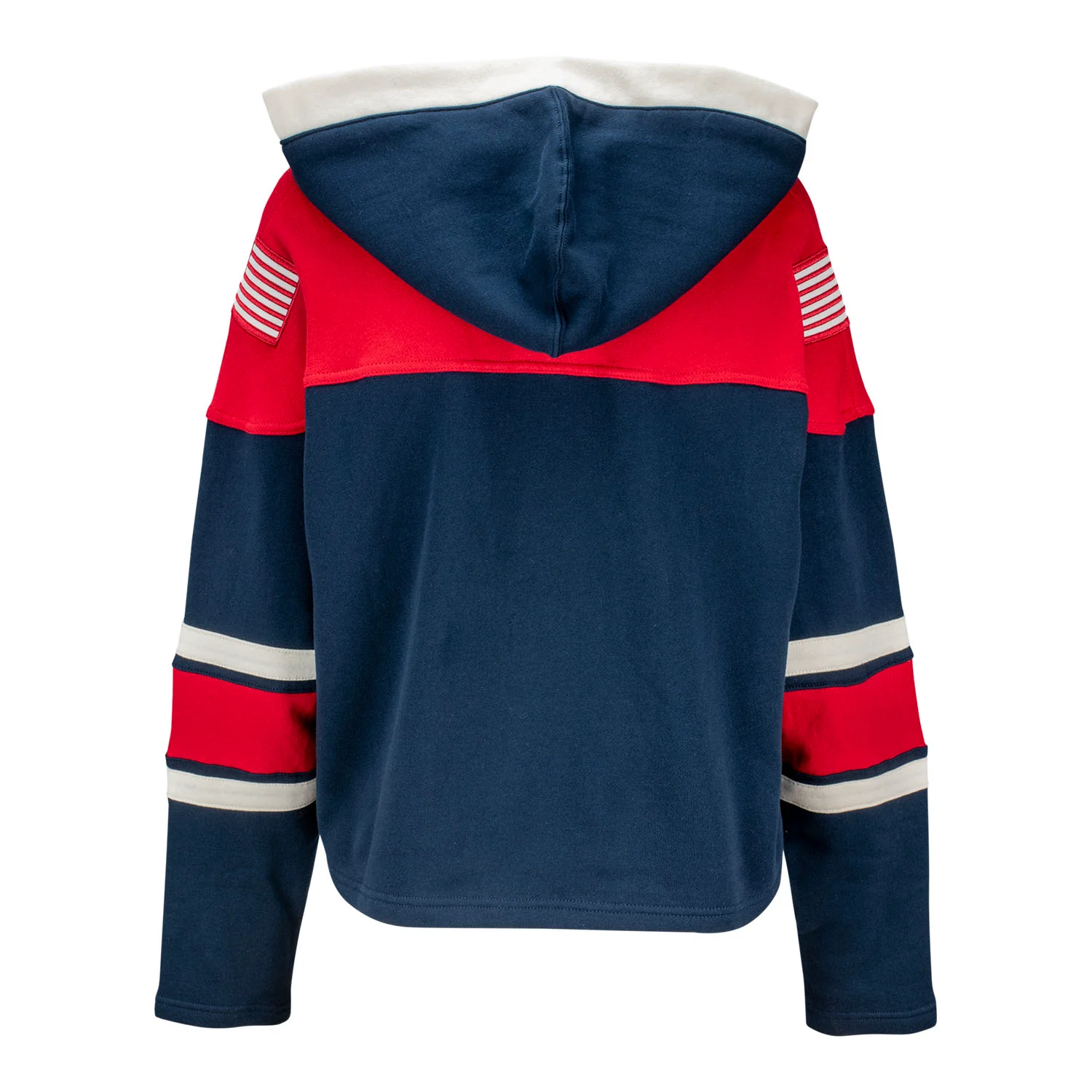 '47 Brand 2025 Ryder Cup Women's Cropped Superior Lacer Hood in Navy - Image 3