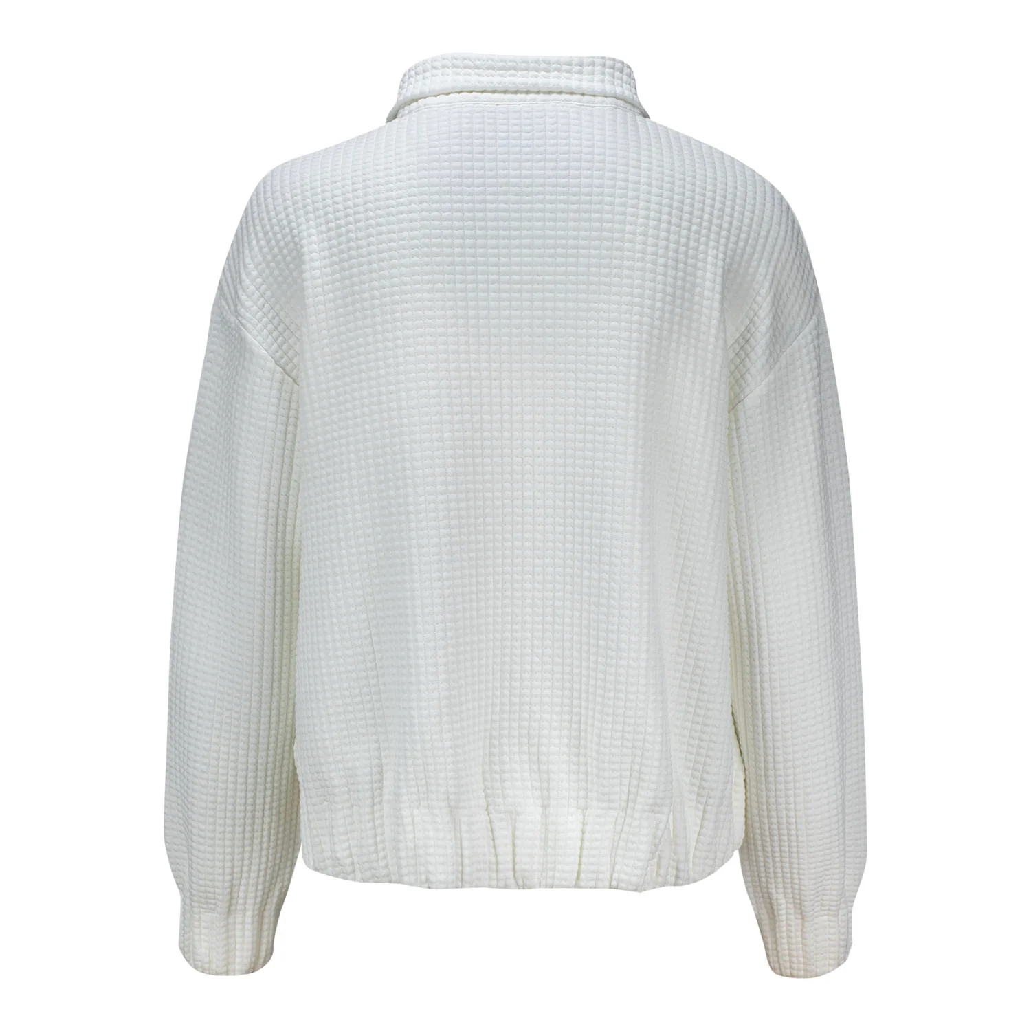 Peter Millar 2025 Ryder Cup Women's Flora Jacquard Full Zip in Soft White - Image 2