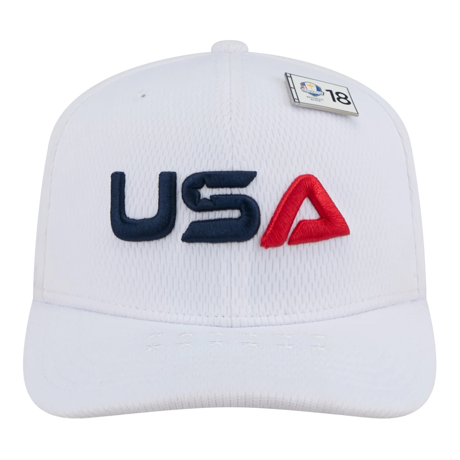 New Era 2025 Ryder Cup Team Uniform Practice 9Seventy Stretch Snap in White - Image 3
