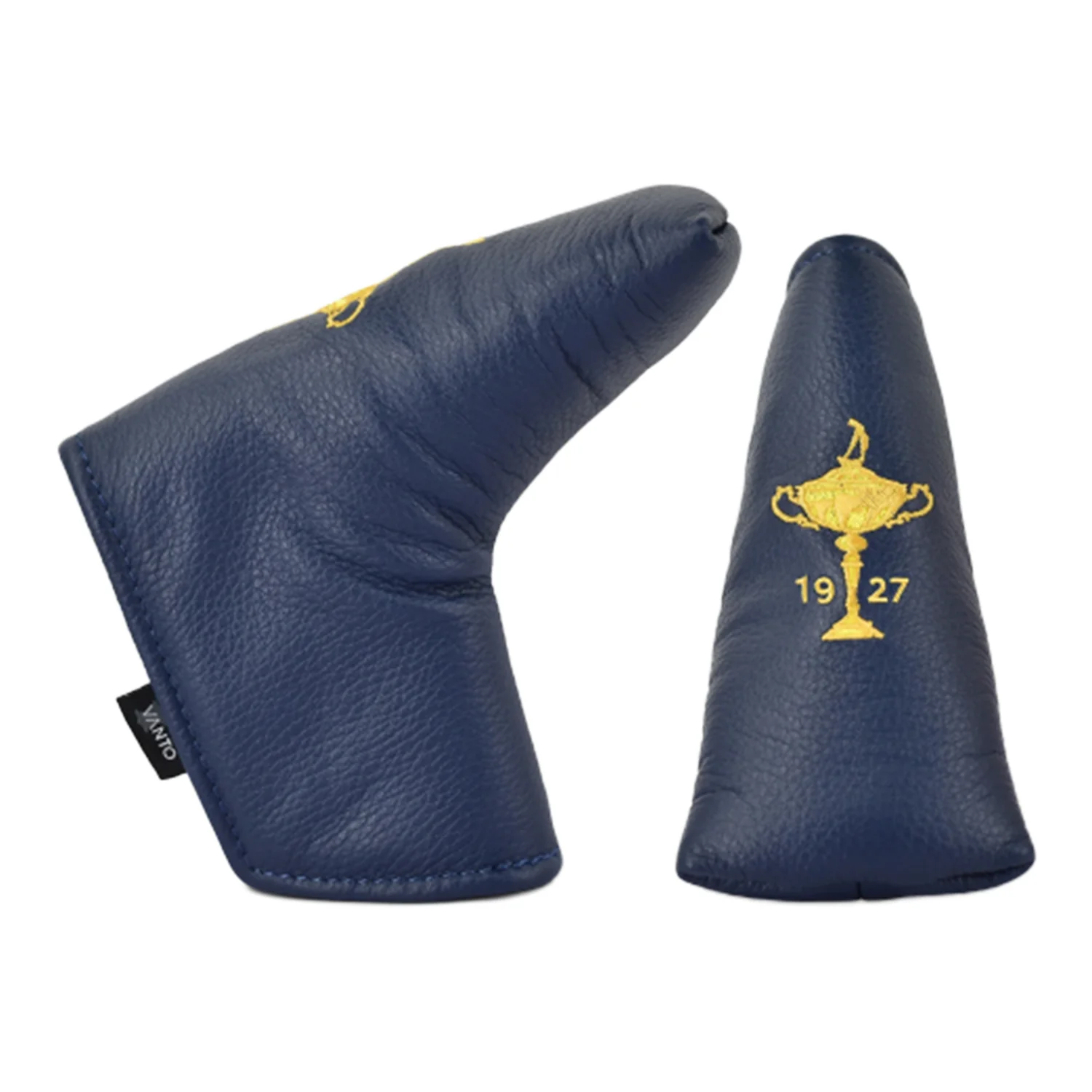 PRG Golf 1927 Trophy Vanto Leather Blade Cover in Navy