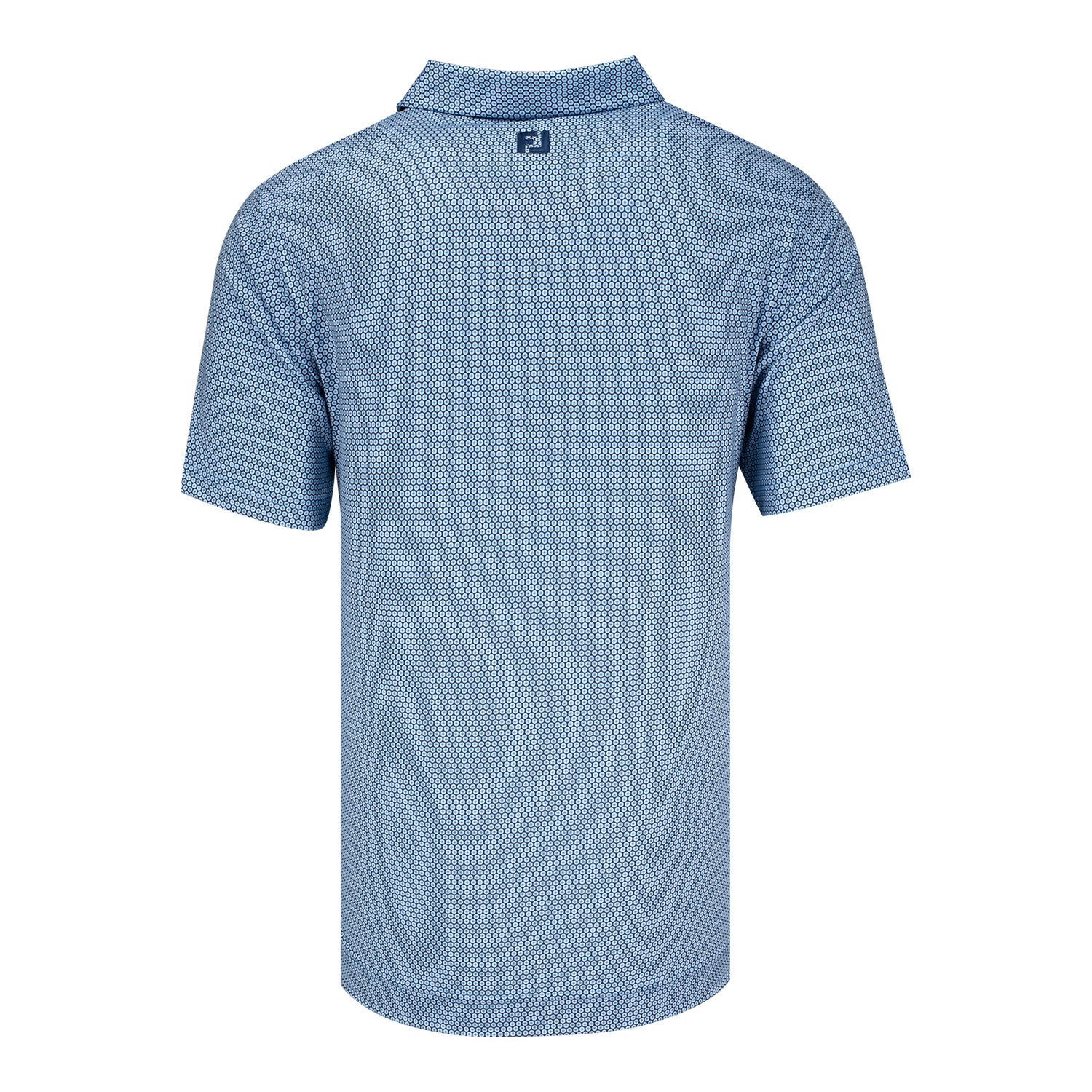FootJoy 1927 Trophy Stellar Print Polo in Navy, White, and Blue - Image 3